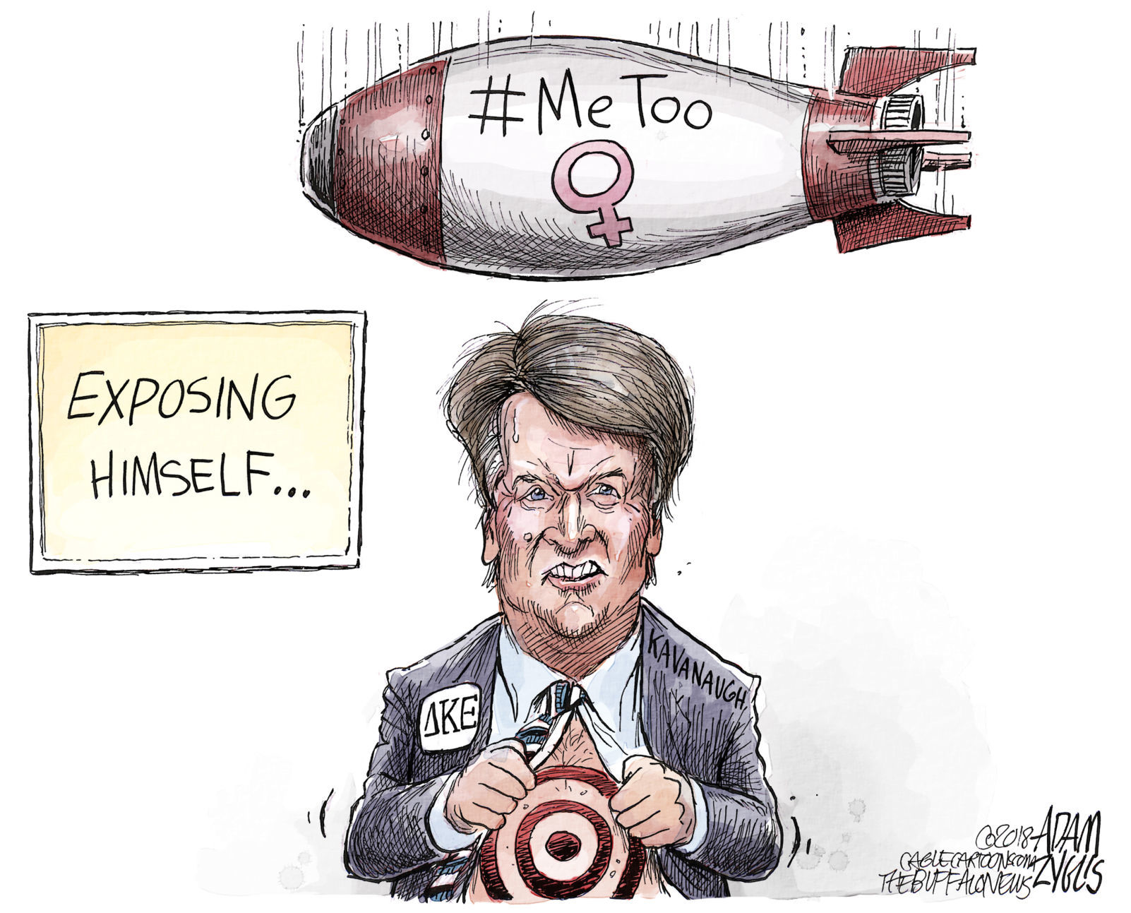 Kavanaugh confirmation cartoon